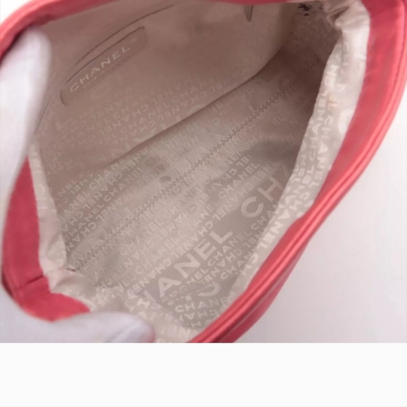 Rare Chanel coco mark lambskin chain shoulder bag - Picture 10 of 13